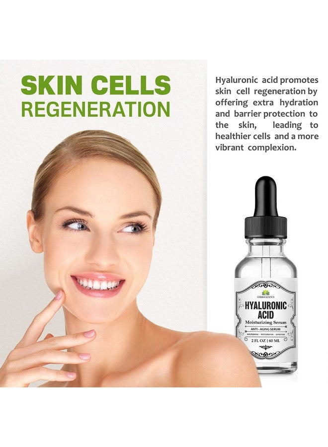 HERBALICIOUS Hyaluronic Acid Hydrating Serum With Organic Ha Dark Spot Remover For Face And Acne Spot Treatment Antiaging Serum For Fine Lines Wrinkles (2Oz) - Image 4