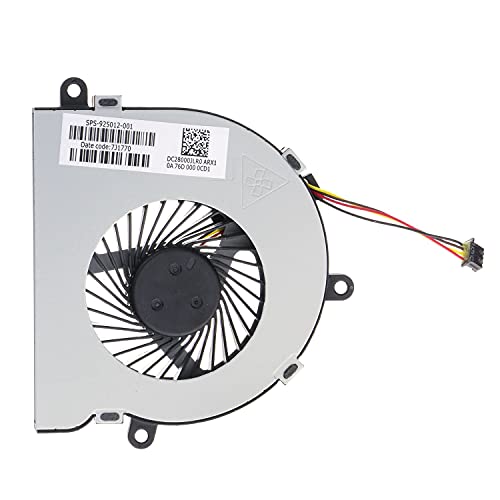 TRADOCK Replacement CPU Cooling Fan for HP 15-AC 15-AF 15-AY 15-BA 15-BS 15-BE 15-BF 15-BD 15-BW 250 G4 255 G4 255 G5 TPN-C116 TPN-C125 DC28000GAD0 813946-001 925012-001 - Image 4