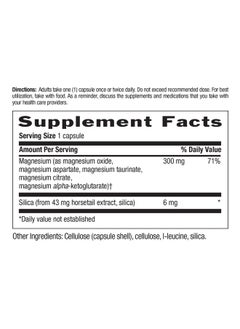 Country Life Targetmins Magnesium With Silica 300Mg 60 Vegan Capsules Certified Gluten Free Certified Vegan  - Image 3