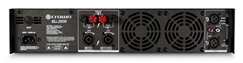 Crown XLi2500 Two-channel, 1500-Watt Bridged 8Ω Power Amplifier. Professional DJ, PA, Stage Amp. Black - Image 2