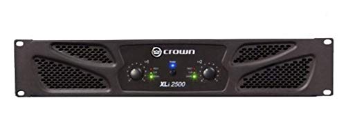 Crown XLi2500 Two-channel, 1500-Watt Bridged 8Ω Power Amplifier. Professional DJ, PA, Stage Amp. Black - Image 1
