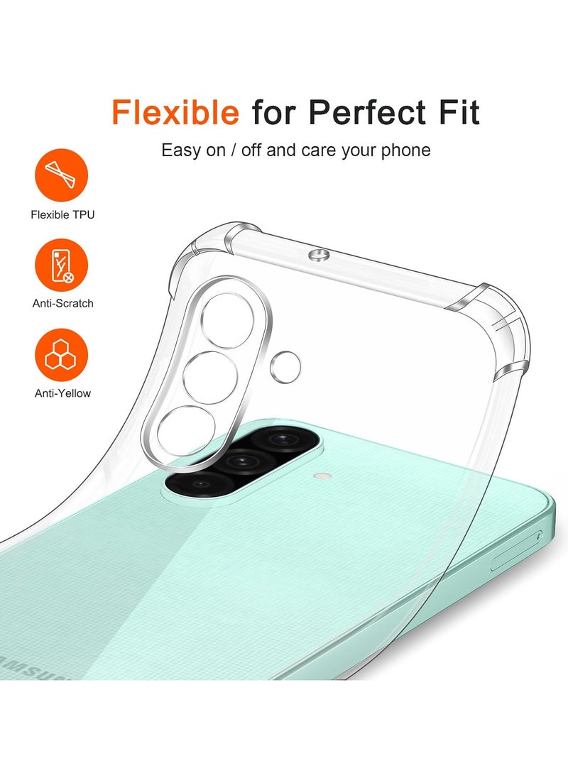 Shockproof Transparent Case Compatible with Samsung Galaxy S25 Plus
