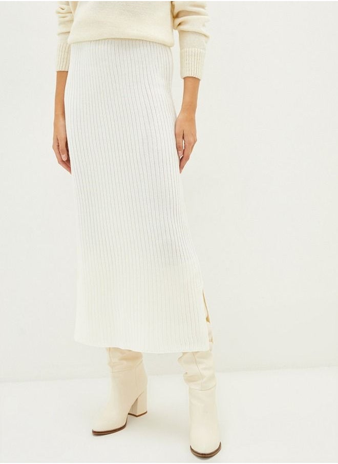 LC WAIKIKI - Elastic Waist Straight Women Knitwear Skirt - Image 1