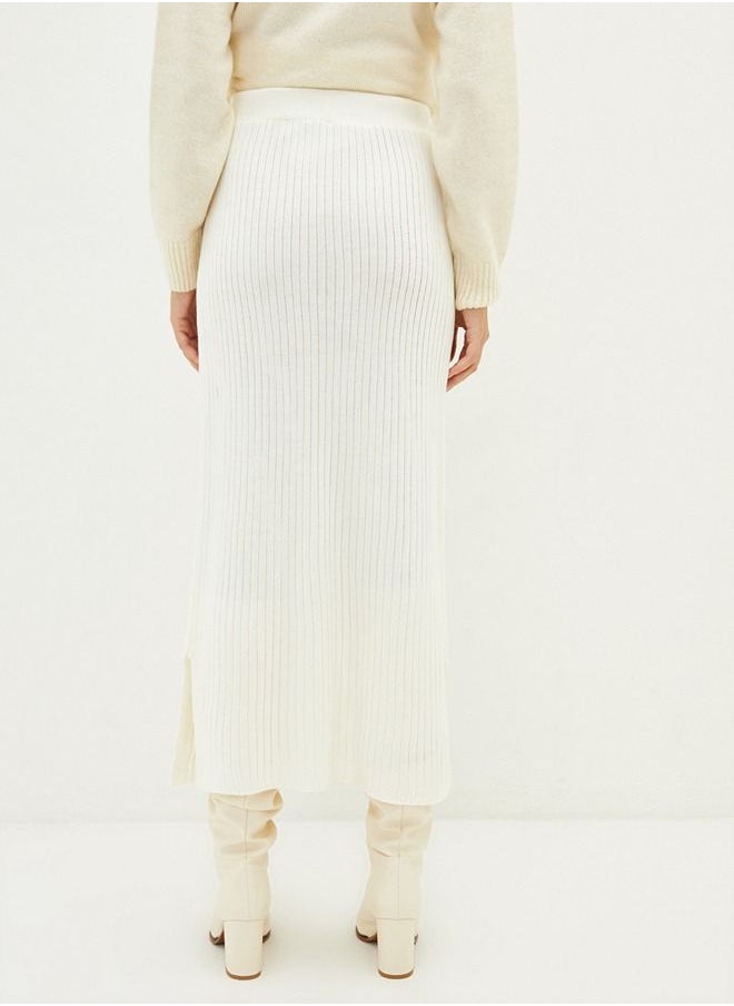 LC WAIKIKI - Elastic Waist Straight Women Knitwear Skirt - Image 1