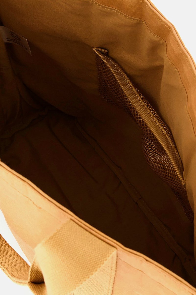 Tchibo حقيبة تسوق ورقية للنساء 40 ل x 27 ح x 15 ع سم، بني - Image 2