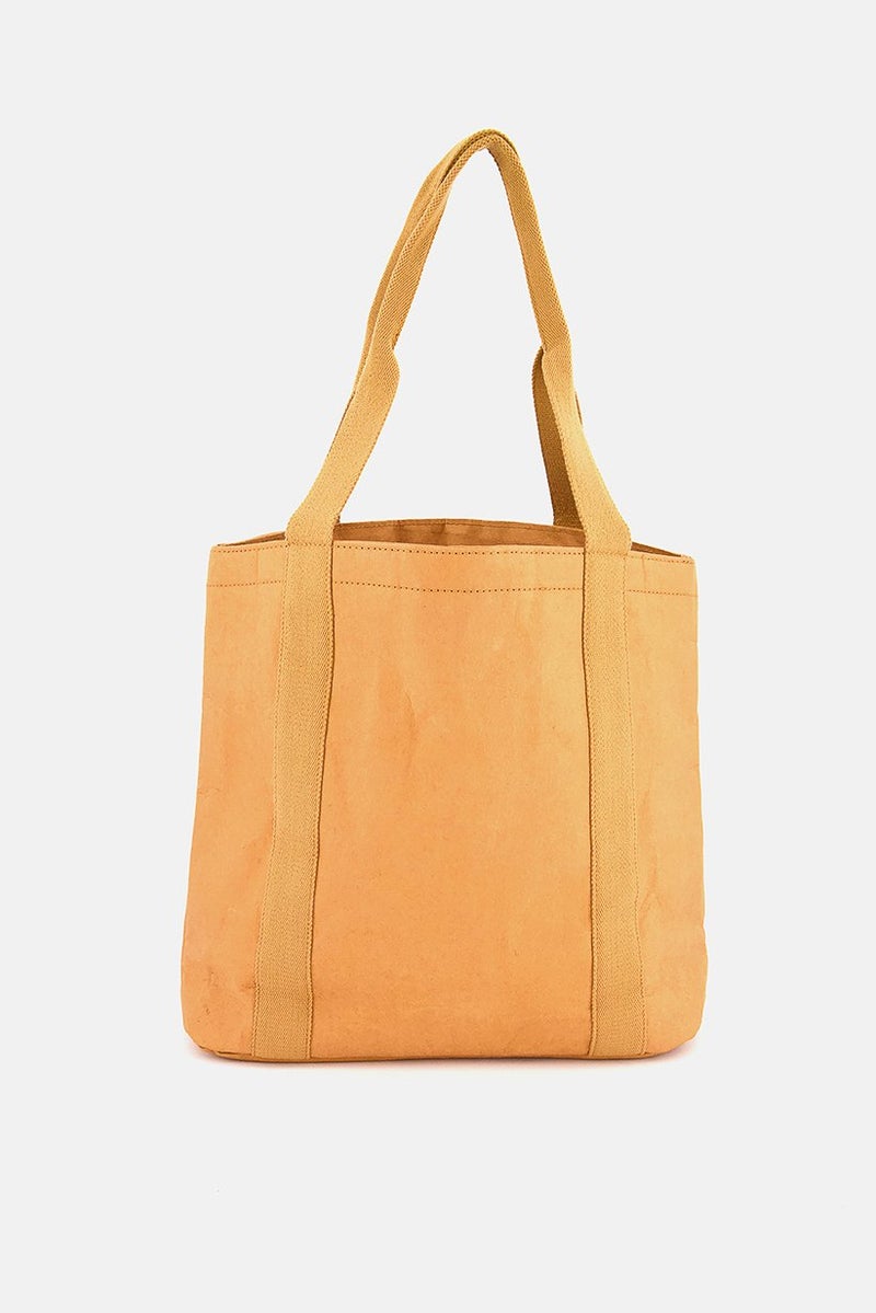 Tchibo حقيبة تسوق ورقية للنساء 40 ل x 27 ح x 15 ع سم، بني - Image 1