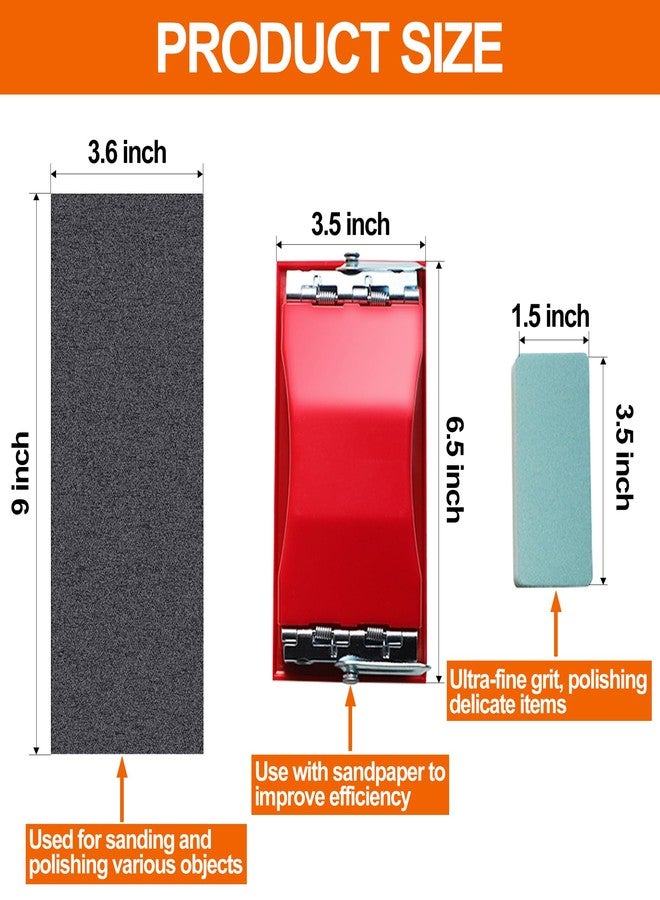 VRKET Wet & Dry Sandpaper Set, 42 Sheets of 120 to 3000 grit Sandpaper with Sanding Block Sander,for Wood Furniture Finishing Metal Automotive Sanding Polish - Image 4