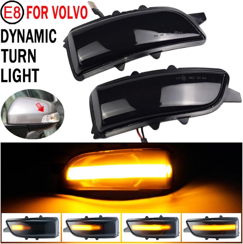 QASULER Dynamic Turn Signal Light for Volvo S80 - Image 5