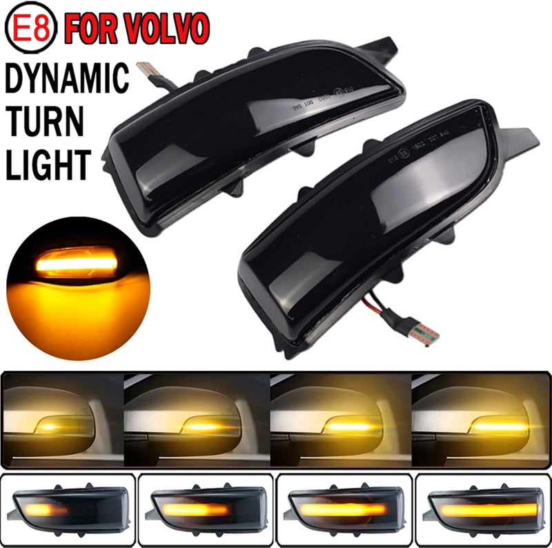 QASULER Dynamic Turn Signal Light for Volvo S80 - Image 4