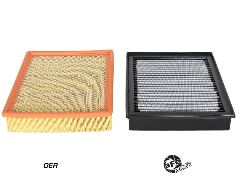 aFe POWER Magnum FLOW OE Replacement Air Filter w/Pro DRY S Media for GM Silverado/Sierra 99-18 V6/V8#31-10004 - Image 3