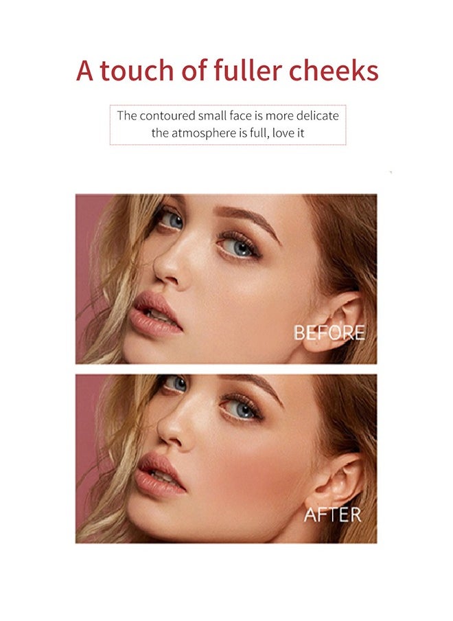 Misiou Beauty Blush The Moiseture Stick,Waterproof Makeup, Multi-effect 3-in-1 Eyeshadow Lipstick Blush, Must-have To Enhance Your Temperament(#02)  - Image 4