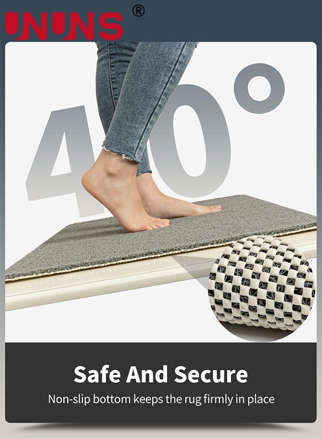 UNUNS Non-Slip Bathtub Mat,32x20inch Shower Mats For Bath Tub,PVC Loofah Bathroom Mats For Wet Areas,Quick Drying - Image 5