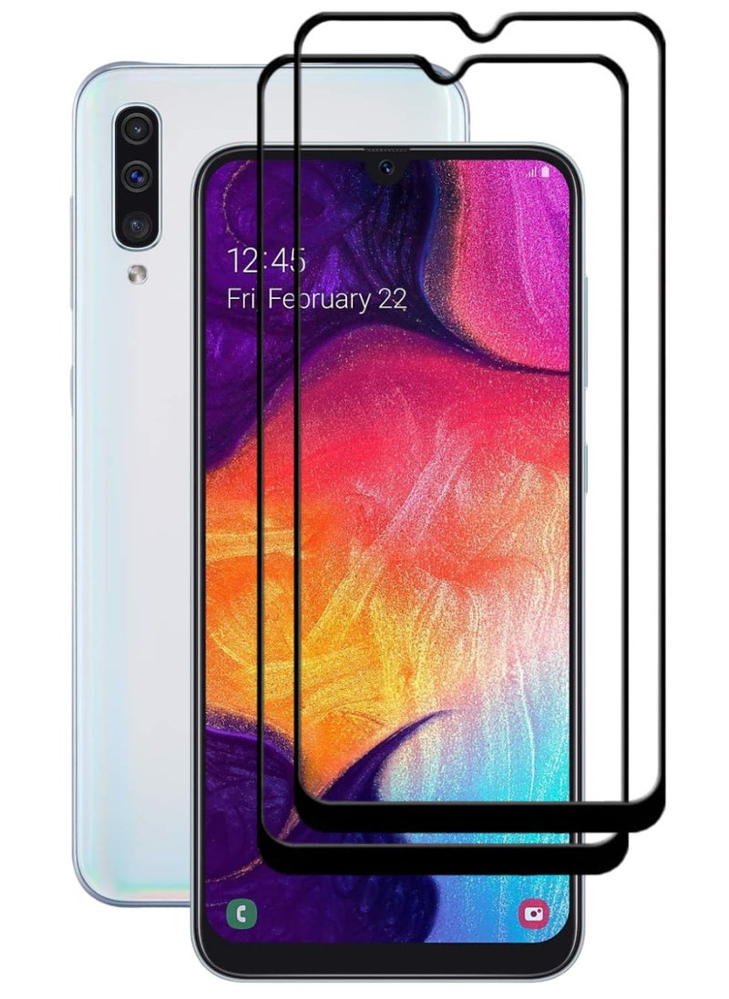 أكاليكس قطعتين، حماية شاشة، لهاتف سامسونج جالاكسي A50، جودة ممتازة. - Image 1