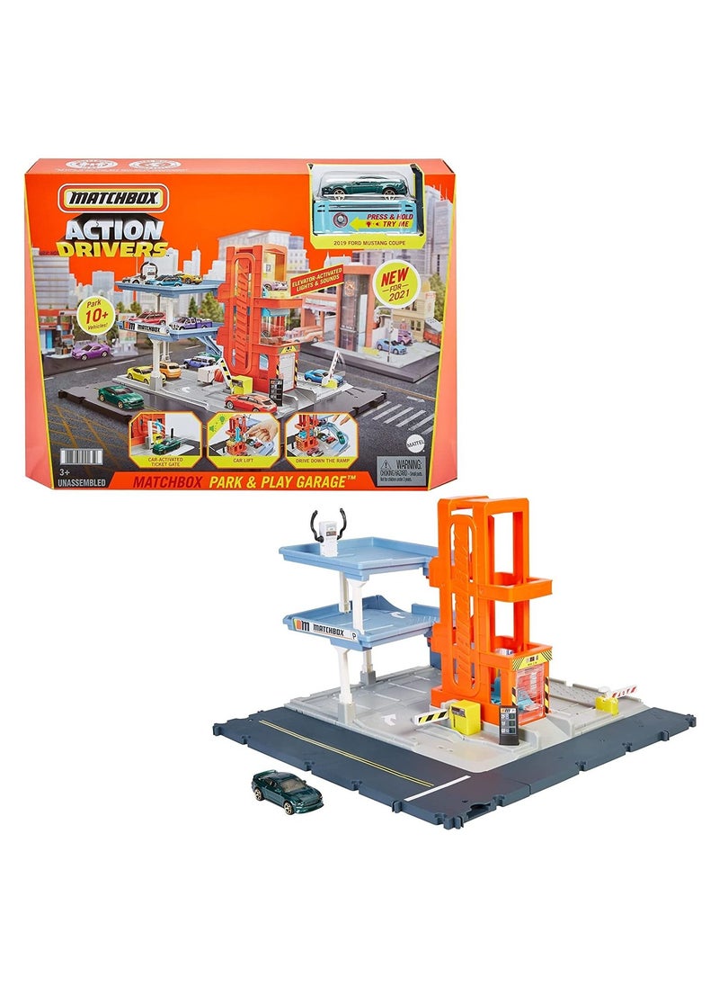MATCHBOX - Matchbox Action Drivers Play Garage Playset with Lights and Sounds - Image 1