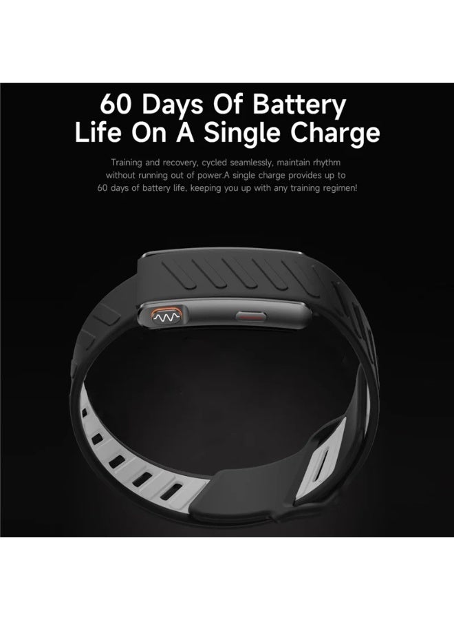 BlueFire 2026 Premium Smart Health Bracelet | Screenless ECG & Heart Rate Monitor, 24/7 Sleep Tracker, Blood Oxygen & Body Composition Analyzer, 120+ Sports Modes, IP68 Waterproof Fitness Band with 2 Straps for Android iOS - Image 4