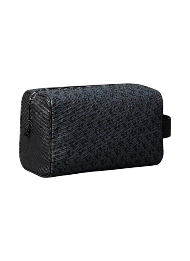 Calvin Klein Jeans - Men's Sculpted Washbag/ Toiletery Bag - Faux Leather, Black - Image 1