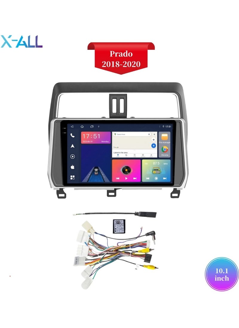 X-All Screen and decor Toyota Prado 2018-2020 / 4 GB RAM + 64 GB storage + Apple CarPlay  - Image 1