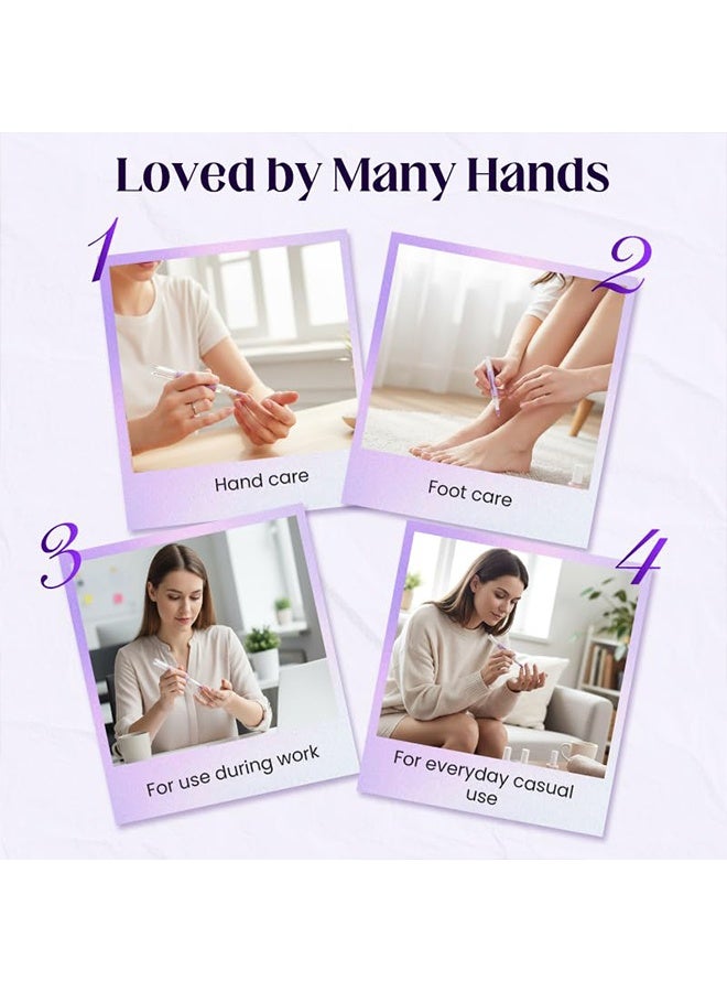 SAM SUGAR Cuticle Oil Pusher Pen, Ceramic Cuticle Oil Cuticle Pusher 2 in 1 Nail Care pen for Dry Damaged Nails,2ml - Image 5