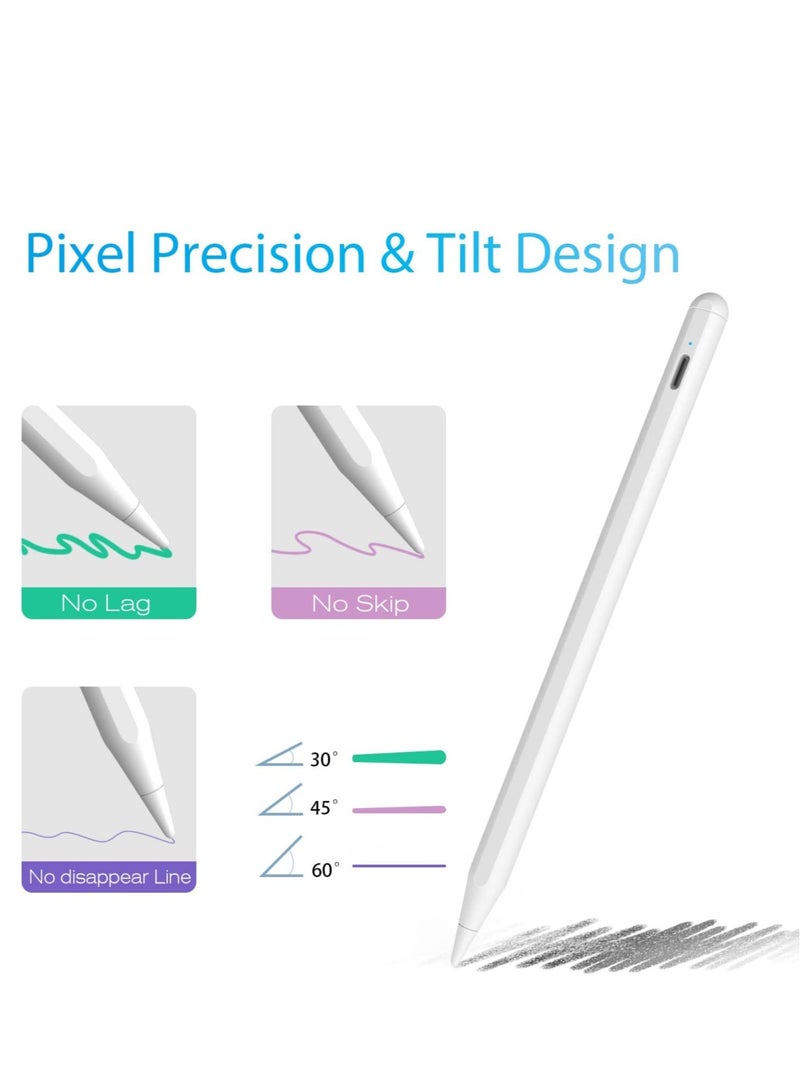 ELTRAZONE iPad Stylus pen with Palm Rejection, Pencil for iPad 10th/9th/8th/7th/6th generation and iPad Pro 11/iPad Pro 12.9, iPad Mini 5th/6th Gen, iPad Air 3rd/4th/5th Gen - Image 4