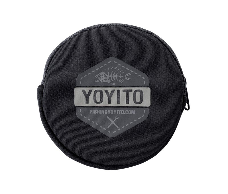 Yoyito Aluminum Hand Line Reel Pocket/Travel Fishing Kit (Black Reel / 20 lb Clear line) - Image 2