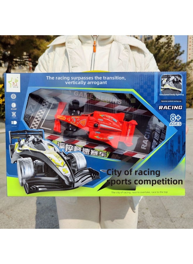 1:18 Four-channel Wireless Remote Control Car Boys Children Racing With Lights Special Toy Night Market Wholesale-Color:Four-channel Remote Control Car 1:18 3021  - Image 2