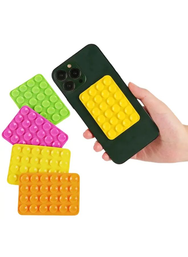 Set of 3 Dual Sided Silicone Suction Cup Pads for Car Phone Holder Selfie Hands Free - Image 1