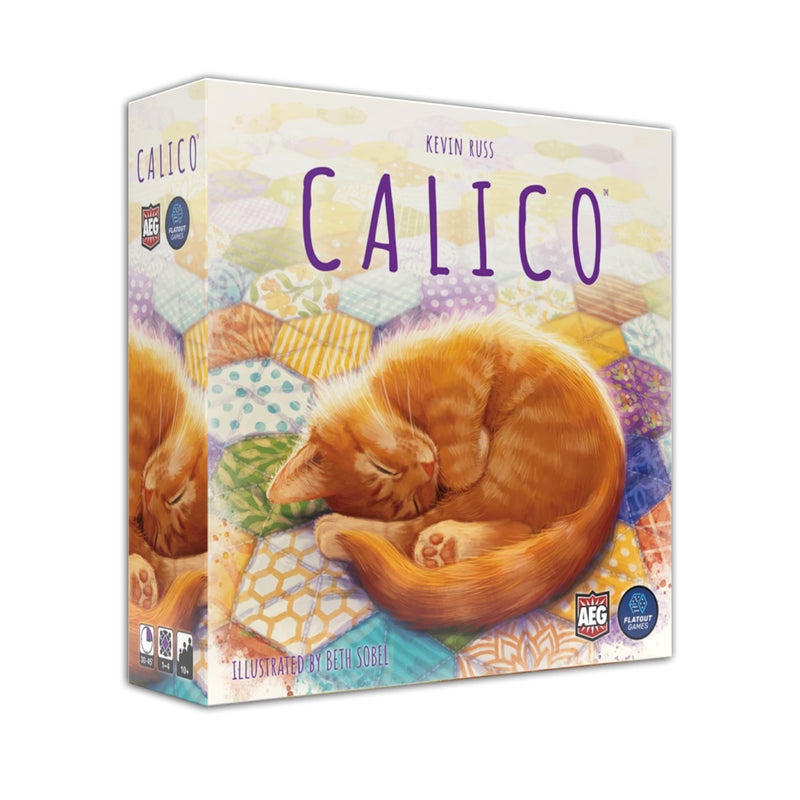 AEG  Flatout Games  Calico  Award Winning Board Game for the Whole Family  From the Creators of Cascadia  Easy to Learn  Quick to Play  Make Quilts and Attract Cats  Ages 10 and up - Image 2