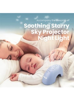 Riolio Music Lullaby and 3 Colour Changing Starry Sky LED Projection Kids Bedroom Night Light with Automatic Off  - Image 3