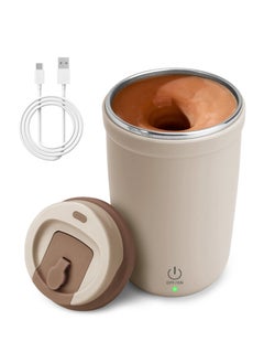 XiuWoo Portable Auto Stirring Cup, Rechargeable Automatic Magnetic Self Stirring Coffee Mug, Electric High-Speed Mixing Cup,316 Stainless Steel Interior, for Coffee Milk Protein Powder at Home Office Travel  - Image 1