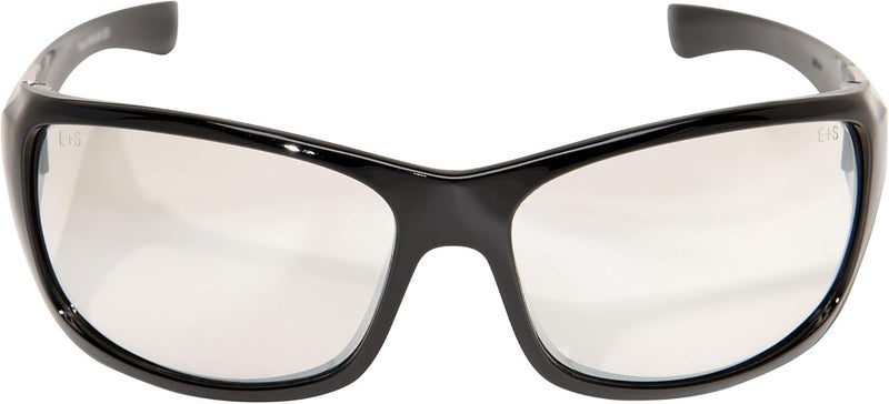 Edge نظارات أمان مصممة من إيدج YC111AR سيفيتا بتصميم ملفوف حول العين، مضادة للخدش، غير قابلة للانزلاق، UV 400، درجة عسكرية، متوافقة مع ANSIISEA وMCEPS، تناسب السيدات، إطار أسود، عدسة شفافة مضادة للانعكاس 56 × 17 بوصة - Image 2