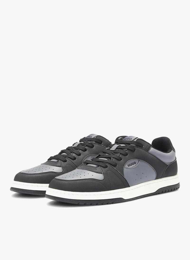 HUGO Low-top trainers with faux leather