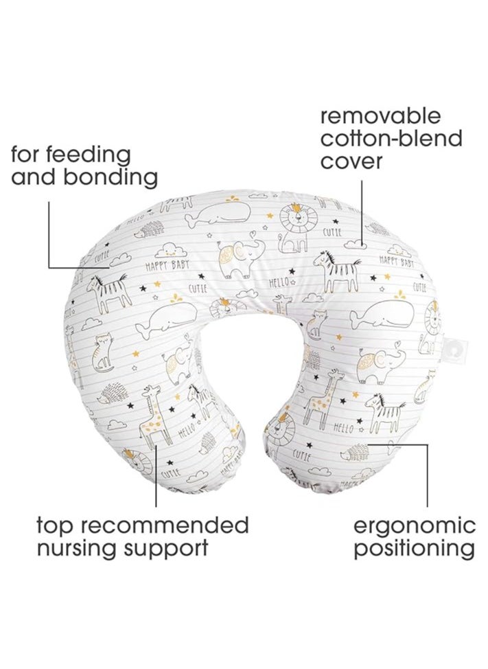 Moro Moro C-Shape Nursing & Maternity Pillow – Soft, Breathable Support for Breastfeeding & Pregnancy  - Image 4