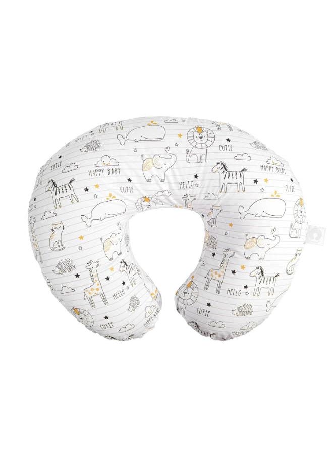 Moro Moro C-Shape Nursing & Maternity Pillow – Soft, Breathable Support for Breastfeeding & Pregnancy  - Image 1