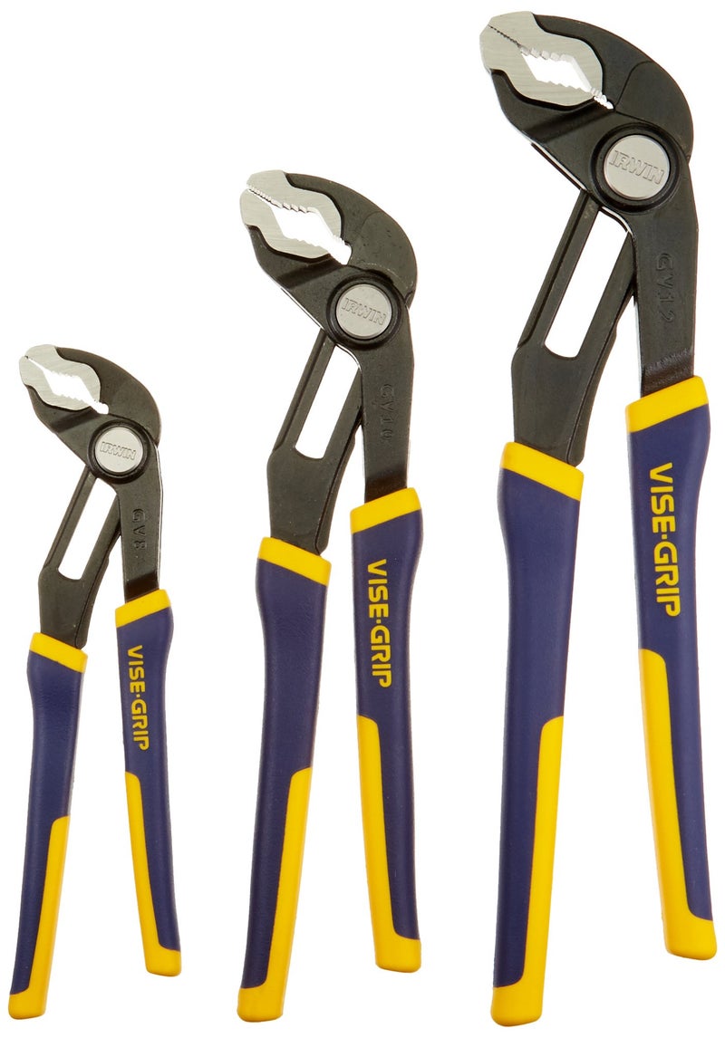 IRWIN VISEGRIP GrooveLock Pliers Set VJaw 3Piece 2078710