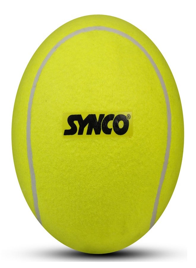 Synco XL Tennis Ball Size 5 for Kids Play, Indoor & Outdoor Playing Ball for Kids, Large Tennis Ball with Non-Woven Felt Moulded Construction, Lightweight 260g Durable Training Ball - Image 2