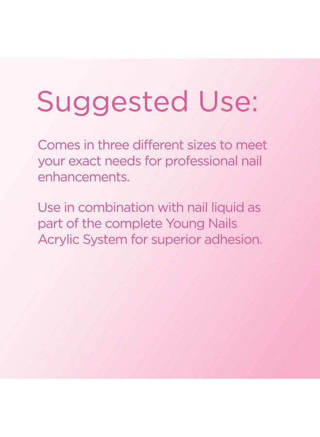 Young Nails Acrylic Core Powder Selfleveling Acrylic Nail Powder Clear Nude Pink White Acrylic Powder For Nail Extenstion Professional Grade Superior Adhesion Color Pink 45G - Image 4