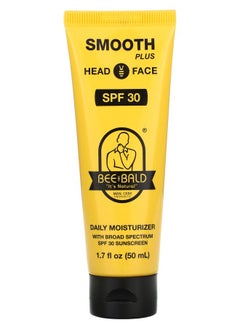 Bee Bald Smooth Plus Head & Face Daily Moisturizer SPF 30 1.7  fl oz (50 ml) 