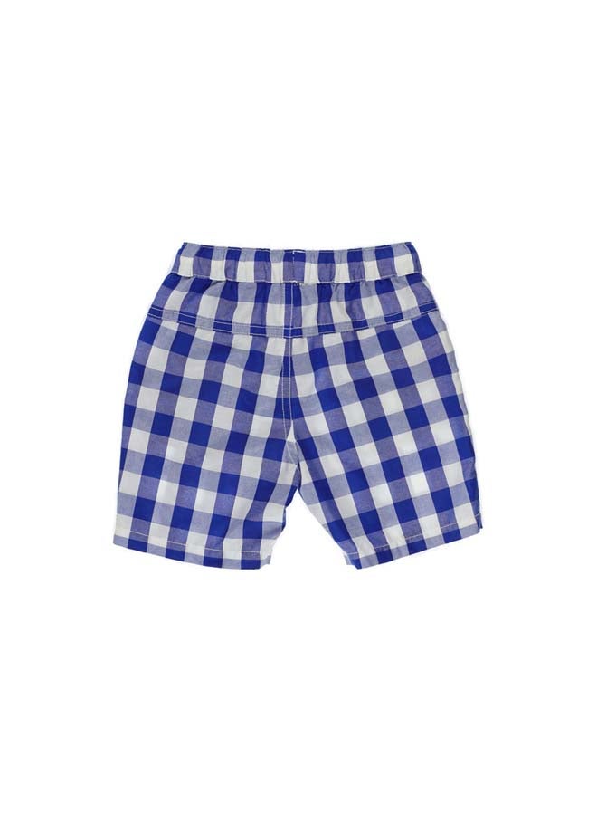 Panco HAVE SOME FUN Checkered Shorts with Elastic Waist  - Image 5