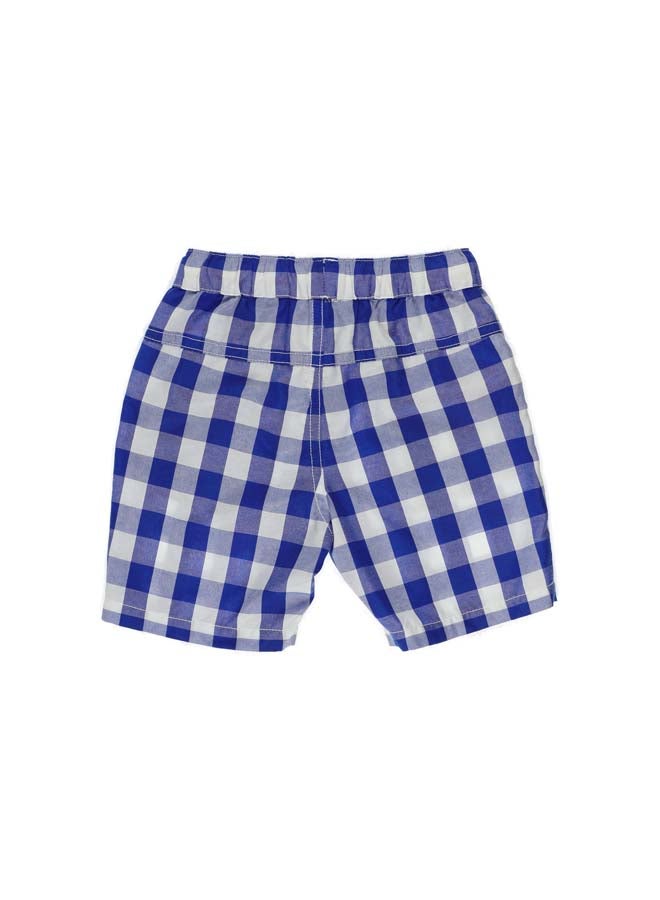Panco HAVE SOME FUN Checkered Shorts with Elastic Waist  - Image 2