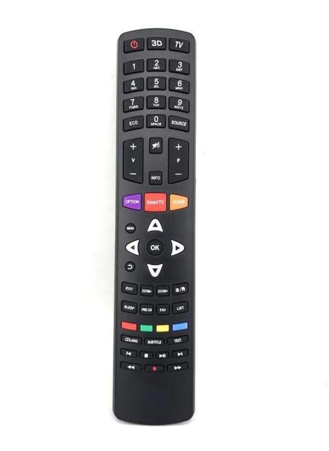 Huayu - Universal Remote Control For Tcl Smart Tvs Black - Image 1