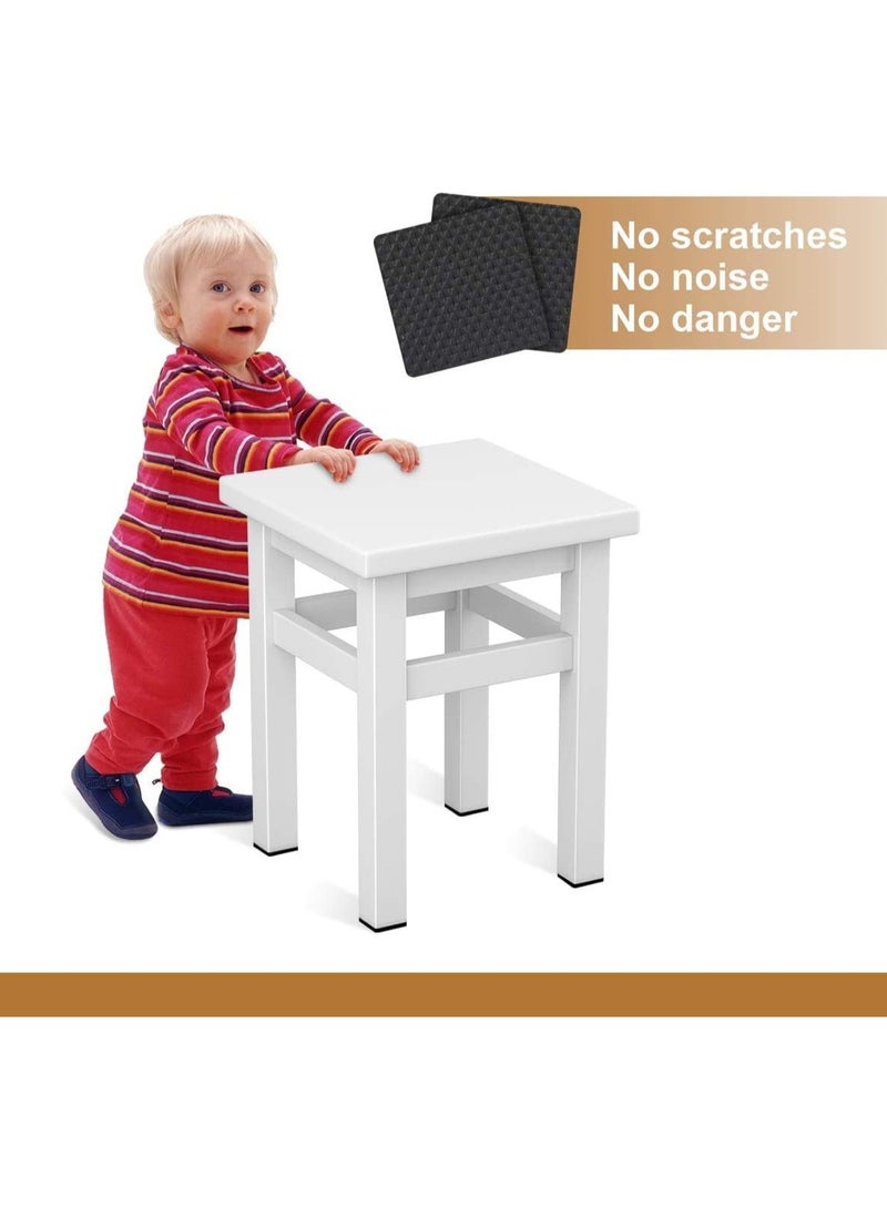 Furniture Feet Pads 48Pcs, Quiet Non-Slip Rubber Furniture Pads, Wood Floor Protector Pads, Self Adhesive Anti Slip Furniture Chair Leg Pads Anti Scratch Thickened Multifunctional Table Foot Pad - Image 3