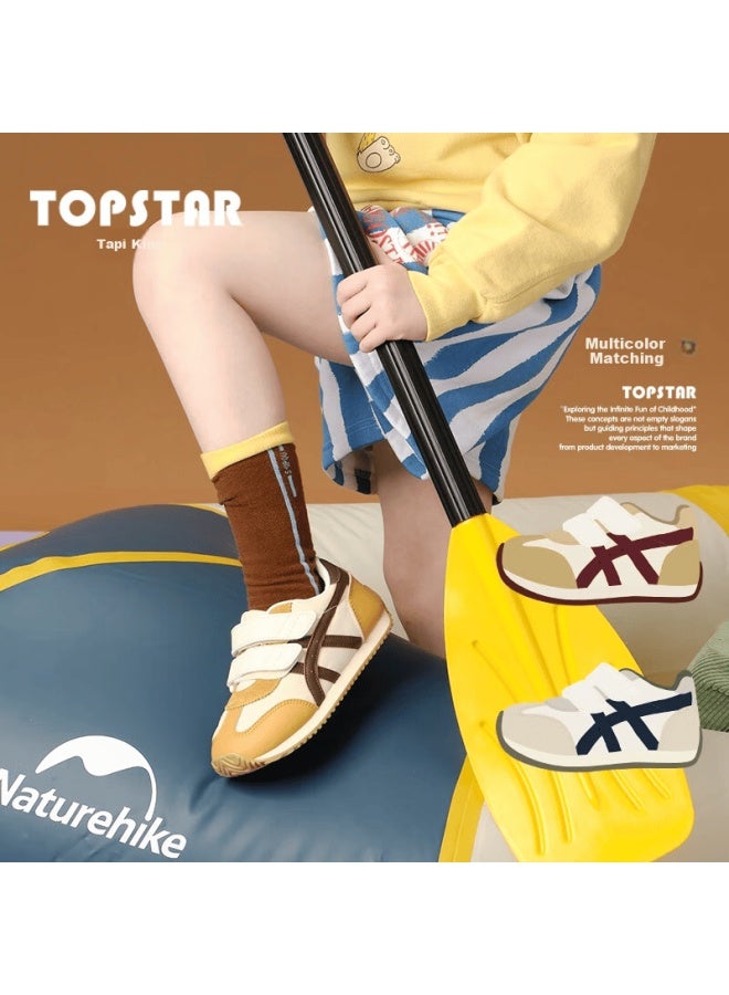 Topstar Kids Sports Shoes 26 Spring New Non-slip Agan Shoes Boys And Girls Casual Outdoor Training Shoes Red 29 - Image 2
