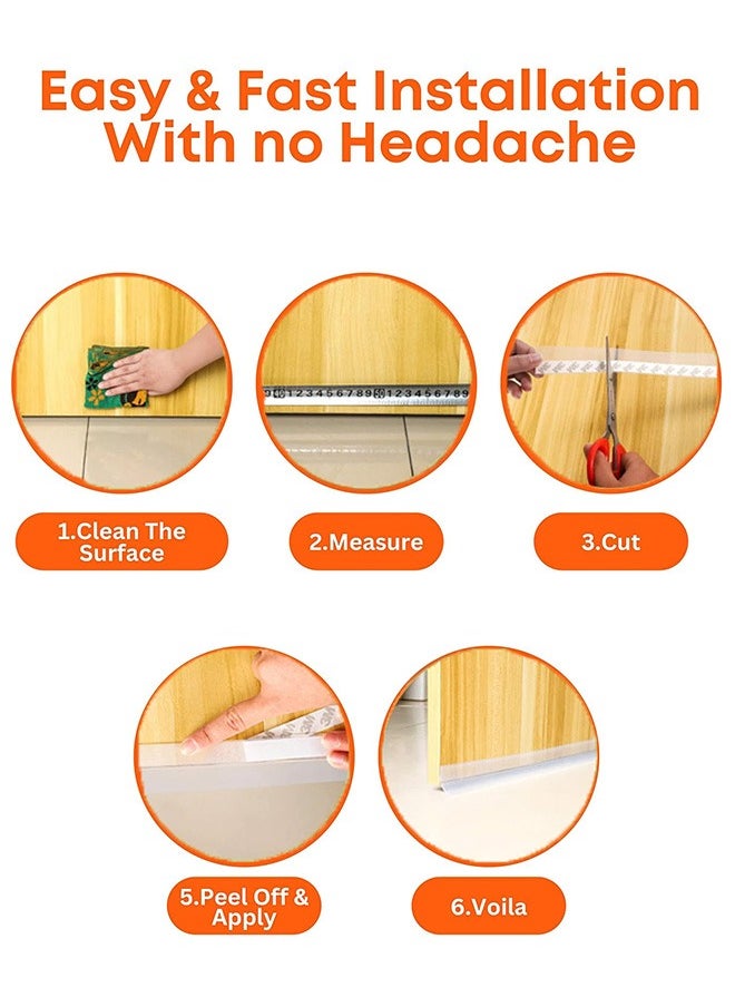 Door Seal Strip  Weather Stripping  Silicone Self Adhesive Tape 6meter