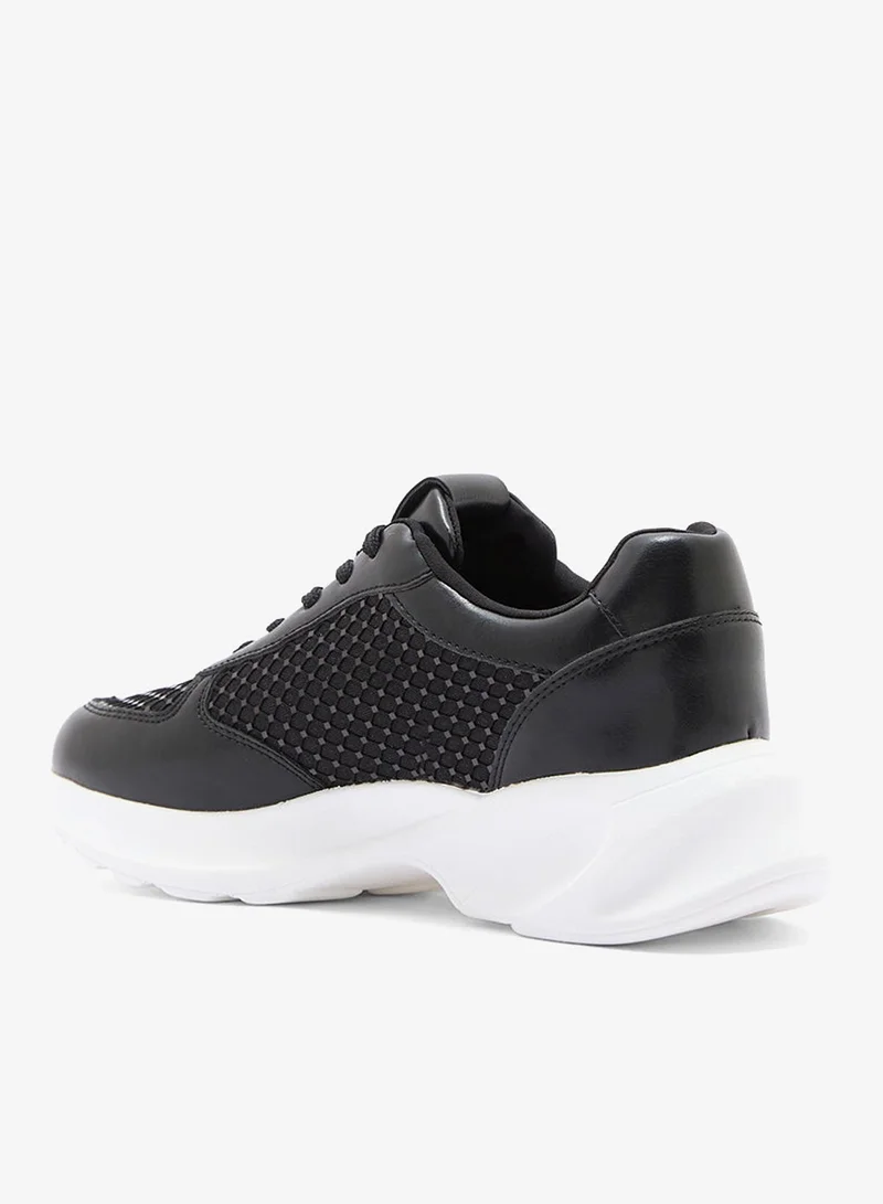 Ginger Chunky Mix Material Sneakers