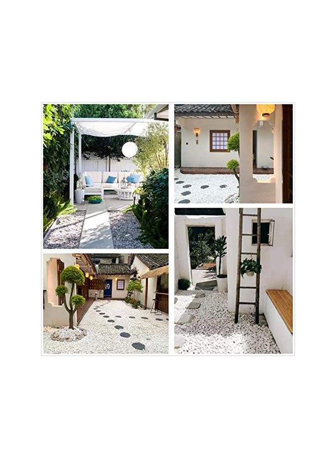 The Bros 9.7 lbPebbles Polished Gravel-Aquarium Gravel River Rock,Natural Decorative Polished White Stones 3/8" Gravel Size,Small Decorative Pebbles for Plants,Home Decor,Landscaping,Vase Fillers and More. - Image 4