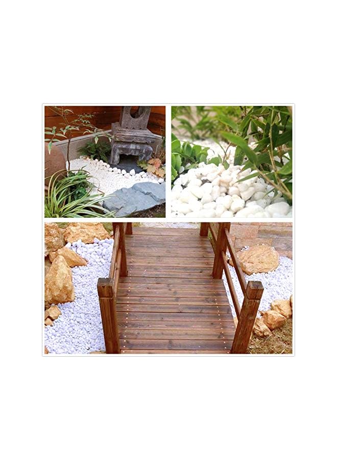 The Bros 9.7 lbPebbles Polished Gravel-Aquarium Gravel River Rock,Natural Decorative Polished White Stones 3/8" Gravel Size,Small Decorative Pebbles for Plants,Home Decor,Landscaping,Vase Fillers and More. - Image 5