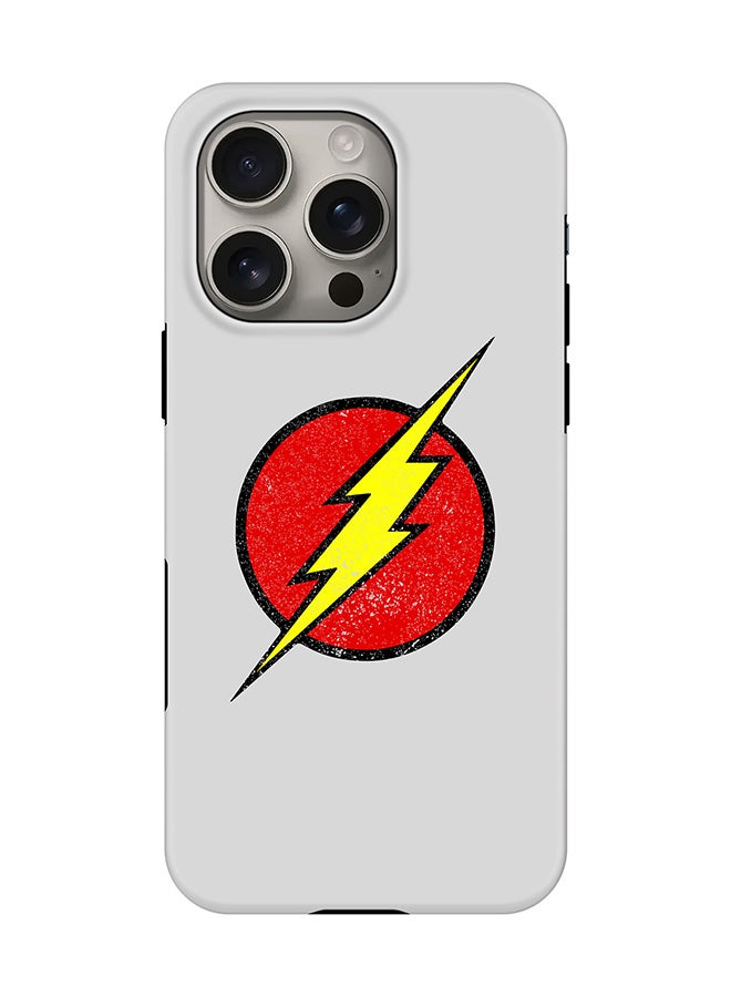 Stylizedd Tough Pro Magnetic Case for iPhone 16 Pro, Dual Layer hybrid PC + TPU Mobile Cover Matte - Who Flash? - Image 1