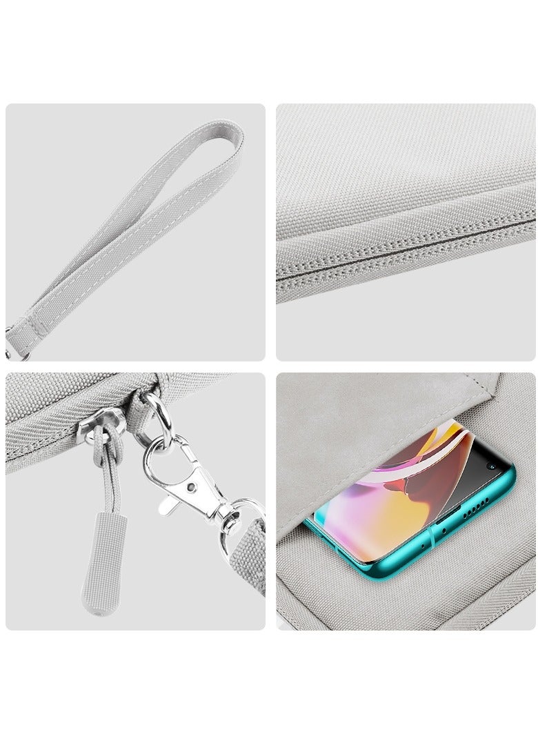 HAWEEL حقيبة كمبيوتر لوحي بحجم 9-11 بوصة لحماية iPad Pro 11 2021-2018، iPad Air 5/4 10.9، iPad 10.2، Galaxy Tab A8 10.5/Tab S8 11، Surface Go 2/1، حقيبة واقية مع جيب - Image 3