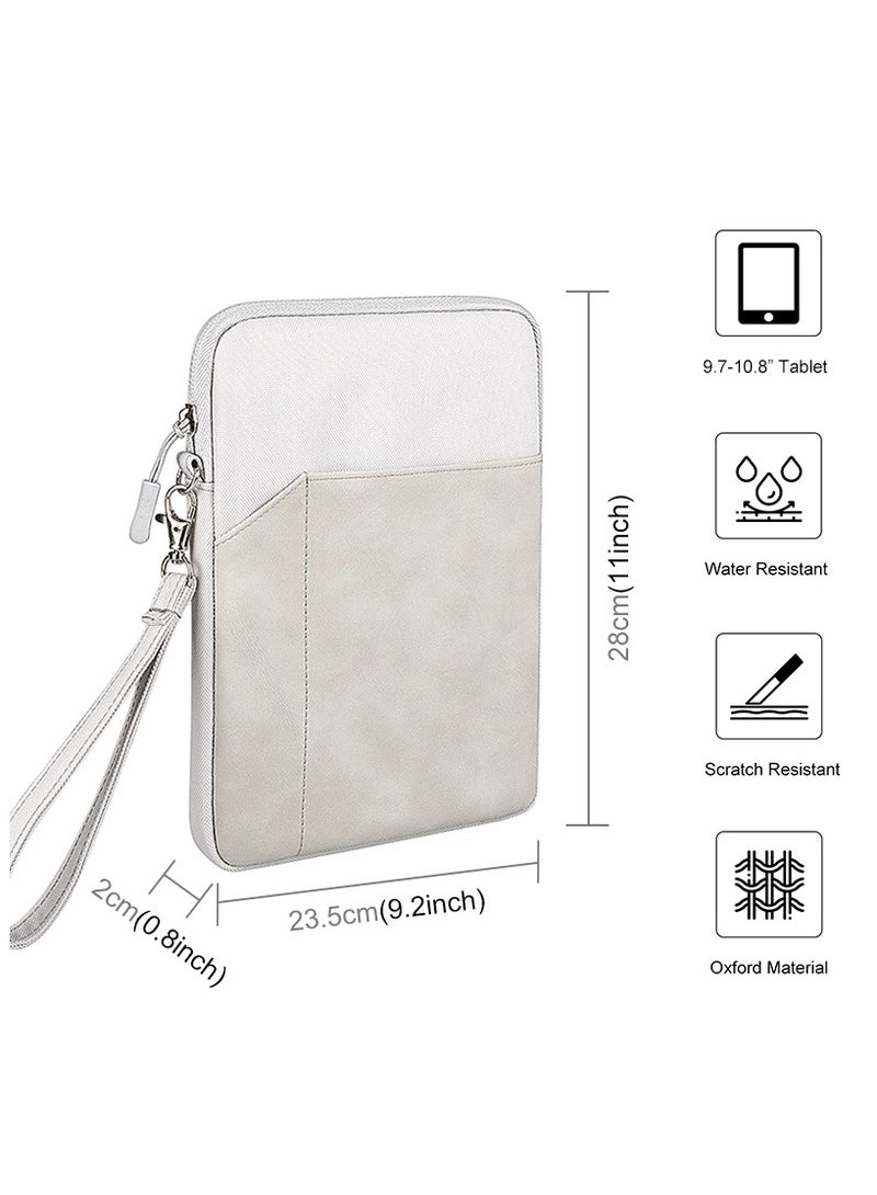 HAWEEL حقيبة كمبيوتر لوحي بحجم 9-11 بوصة لحماية iPad Pro 11 2021-2018، iPad Air 5/4 10.9، iPad 10.2، Galaxy Tab A8 10.5/Tab S8 11، Surface Go 2/1، حقيبة واقية مع جيب - Image 2