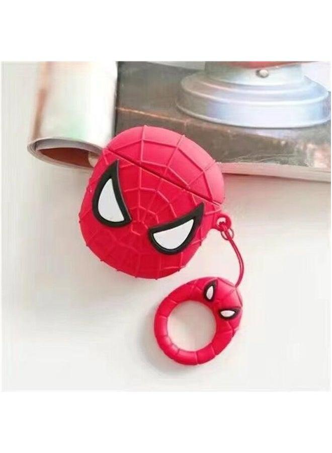 Creative Airpods Second Generation Silicone Protective Case For Apple Wireless Bluetooth Headset Cartoon Cute Soft Case-Color:Q13 (with Ring)-Applicable Model:airpods 1/2 - Image 1